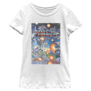 Girl's Transformers City Battle Poster T-Shirt