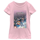 Girl's Transformers Atmosphere Battle Poster T-Shirt