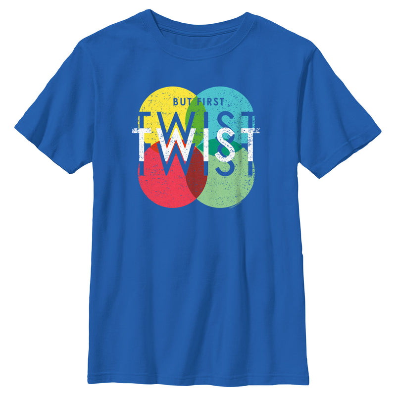 Boy's Twister But First Twist T-Shirt