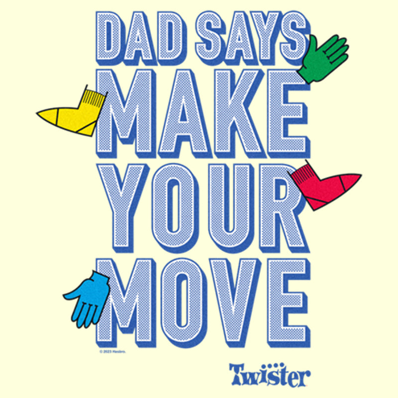 Men's Twister Dad Says Make Your Move T-Shirt