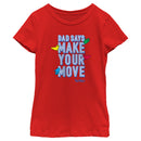 Girl's Twister Dad Says Make Your Move T-Shirt