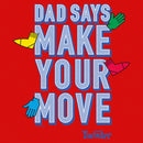 Girl's Twister Dad Says Make Your Move T-Shirt