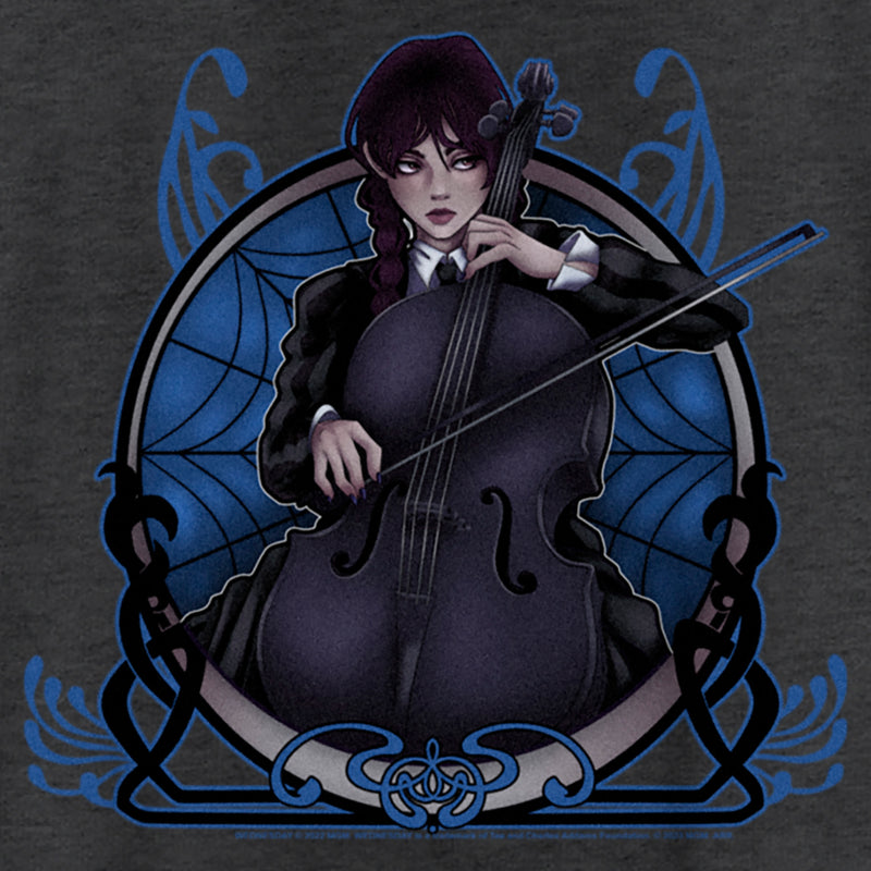 Women's Wednesday Anime Addams Racerback Tank Top