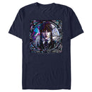 Men's Wednesday Stained Glass Addams Portrait T-Shirt