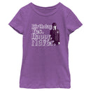 Girl's Wednesday Birthday Yes, Happy Never T-Shirt