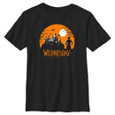 Boy's Wednesday Halloween Haunted House T-Shirt