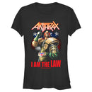 Junior's Anthrax Dredd I Am The Law T-Shirt