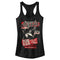 Junior's Anthrax Welcome To Your Nightmare Distressed Racerback Tank Top