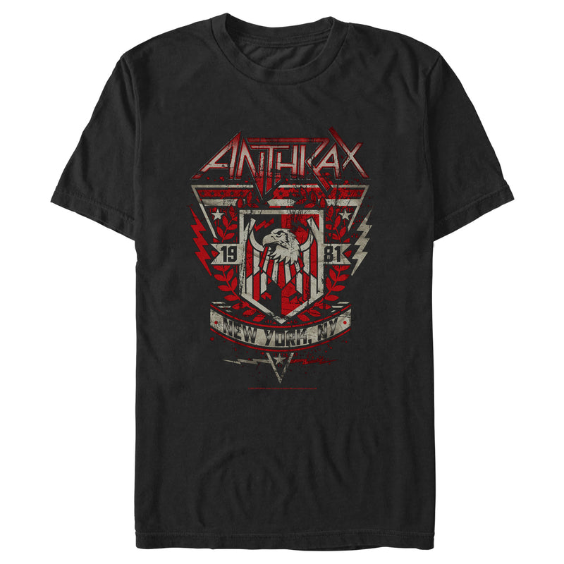 Men's Anthrax Distressed Eagle 1981 T-Shirt