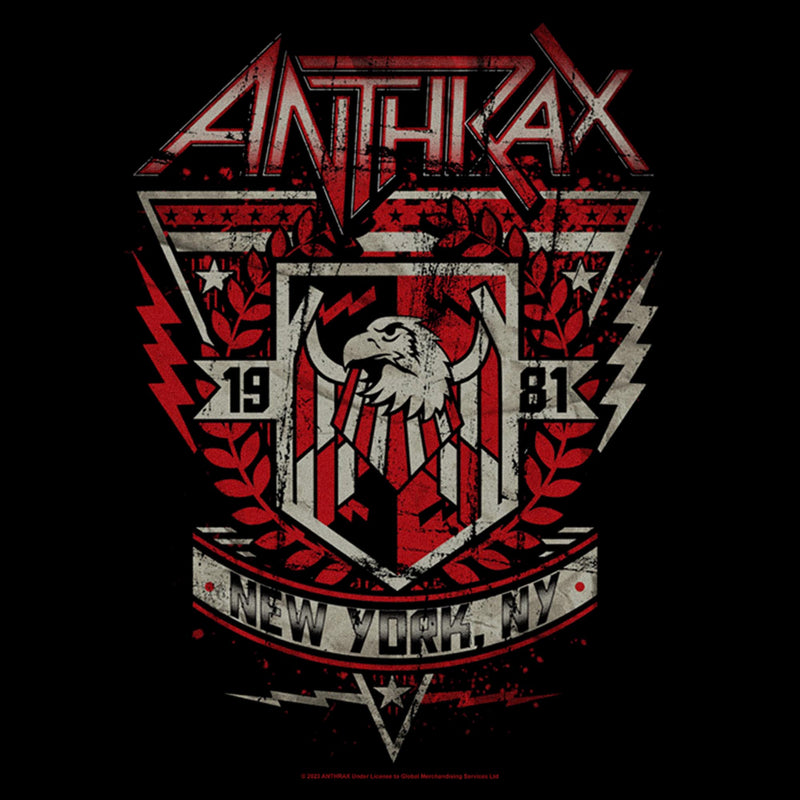 Men's Anthrax Distressed Eagle 1981 T-Shirt