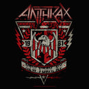 Junior's Anthrax Distressed Eagle 1981 Racerback Tank Top