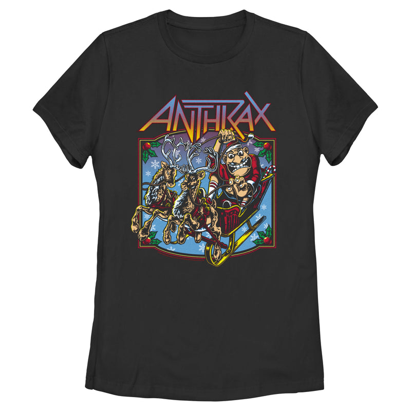 Women's Anthrax Not Man Sleigh T-Shirt