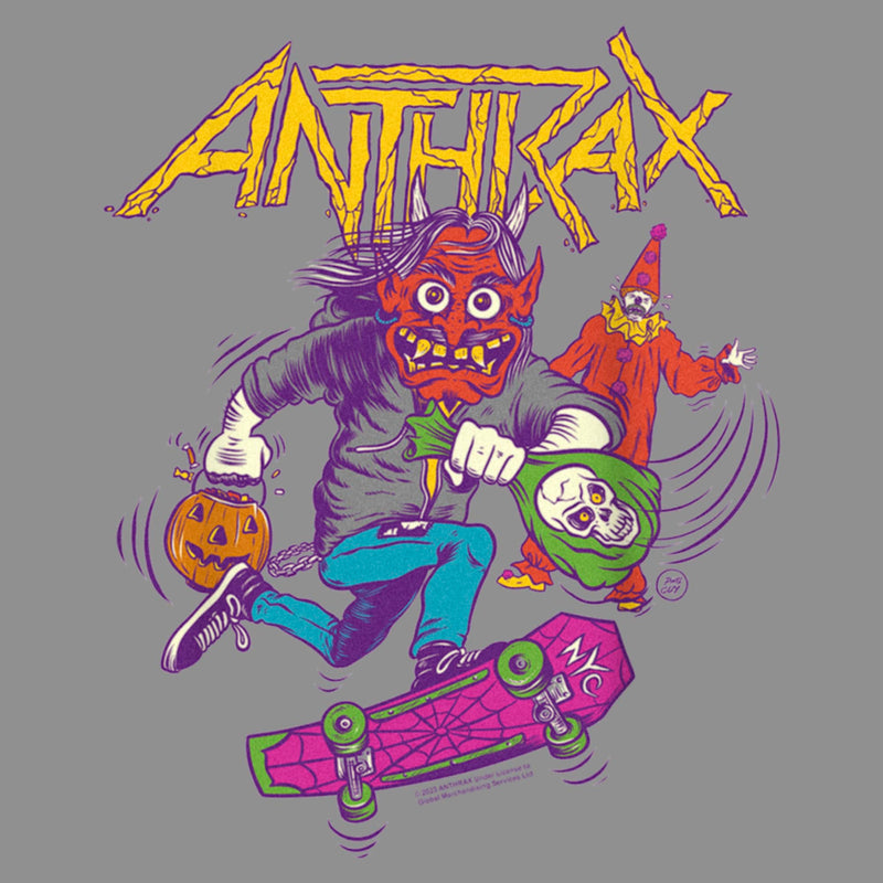 Women's Anthrax Halloween Not Man Racerback Tank Top