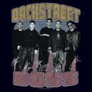 Women's Backstreet Boys Group Signatures Distressed T-Shirt