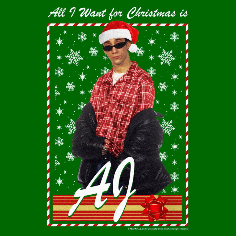 Men's Backstreet Boys AJ All I Want for Christmas Sweatshirt