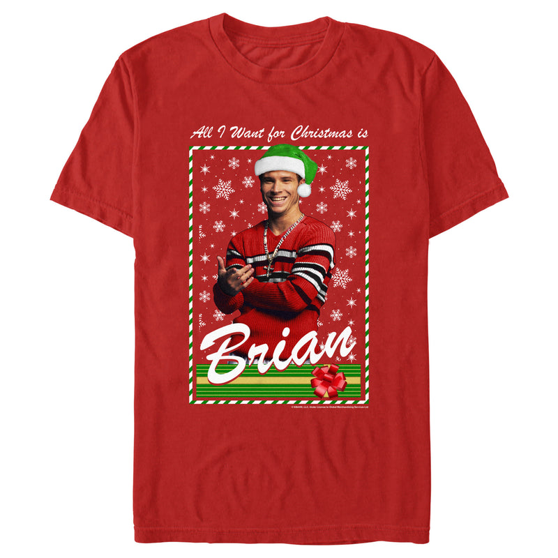 Men's Backstreet Boys Brian All I Want for Christmas T-Shirt