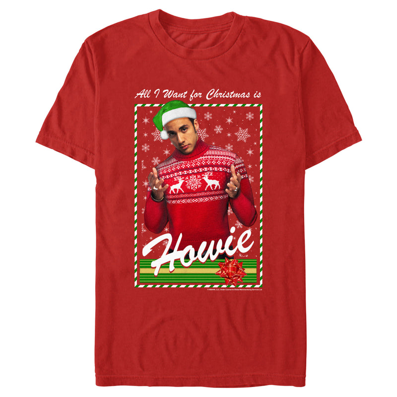 Men's Backstreet Boys Howie All I Want for Christmas T-Shirt