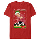 Men's Backstreet Boys Nick All I Want for Christmas T-Shirt