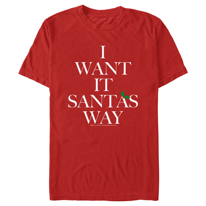 Men's Backstreet Boys I Want It Santa's Way T-Shirt