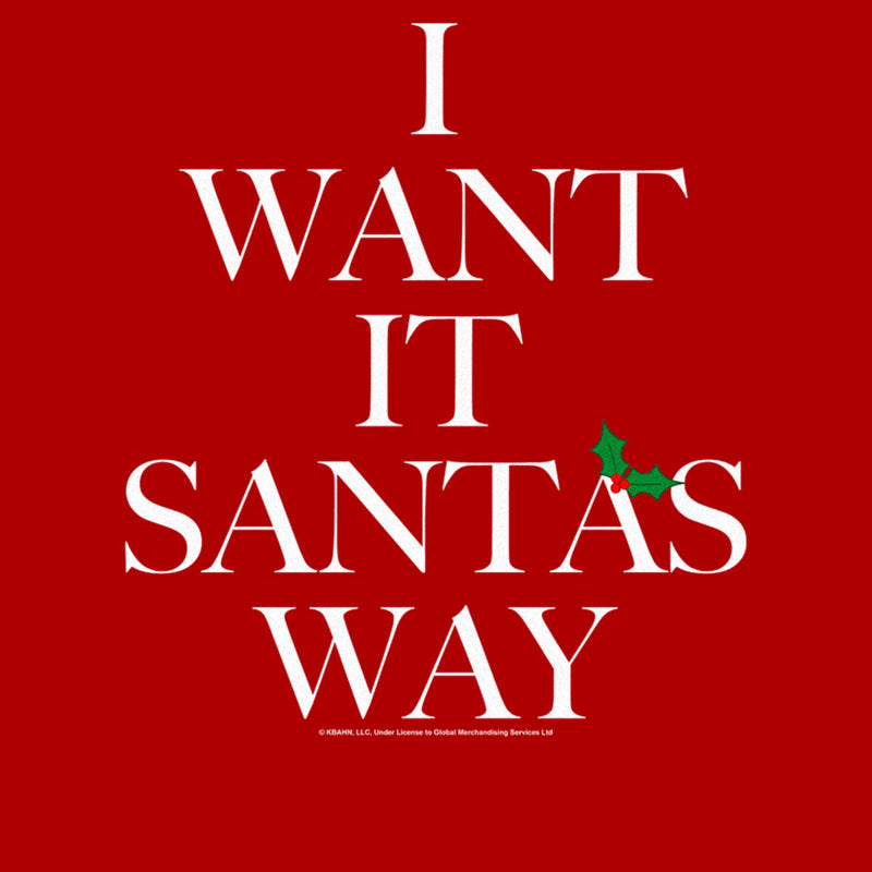 Men's Backstreet Boys I Want It Santa's Way T-Shirt