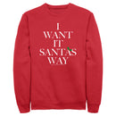 Men's Backstreet Boys I Want It Santa's Way Sweatshirt