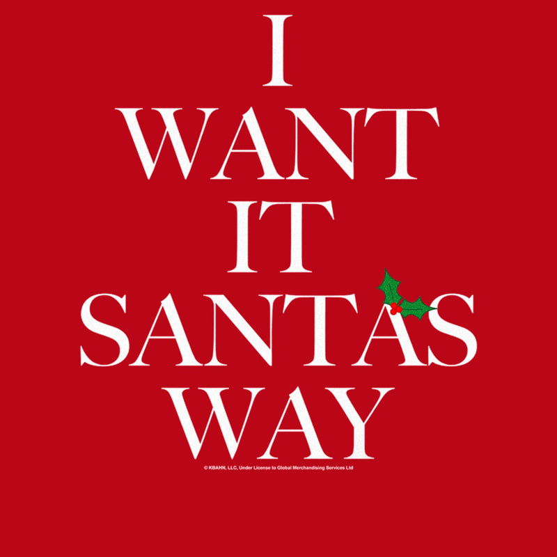 Men's Backstreet Boys I Want It Santa's Way Sweatshirt