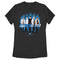 Women's Backstreet Boys Blue Glowing Circle T-Shirt