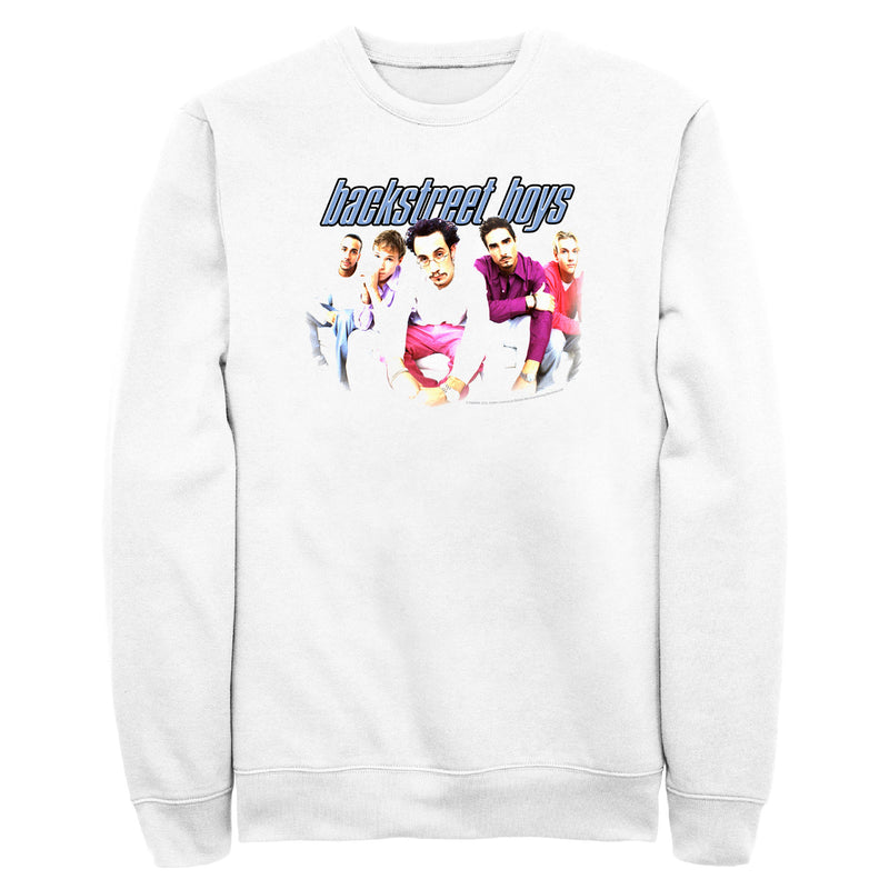 Men's Backstreet Boys Fisheye Group Shot Sweatshirt