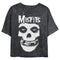 Junior's Misfits Classic Fiend Skull Logo T-Shirt