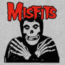 Women's Misfits Fiend Skull Red Logo T-Shirt