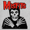 Junior's Misfits Fiend Skull Red Logo T-Shirt