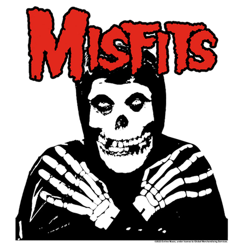 Men's Misfits Fiend Skull Red Logo T-Shirt