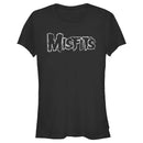 Junior's Misfits Distressed Logo T-Shirt