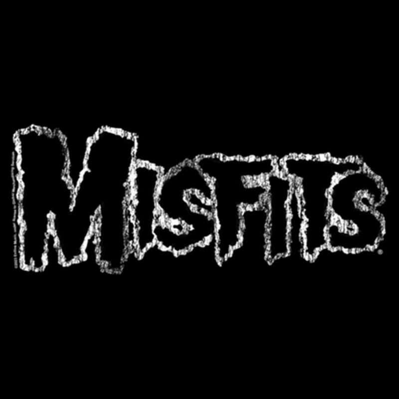 Junior's Misfits Distressed Logo T-Shirt