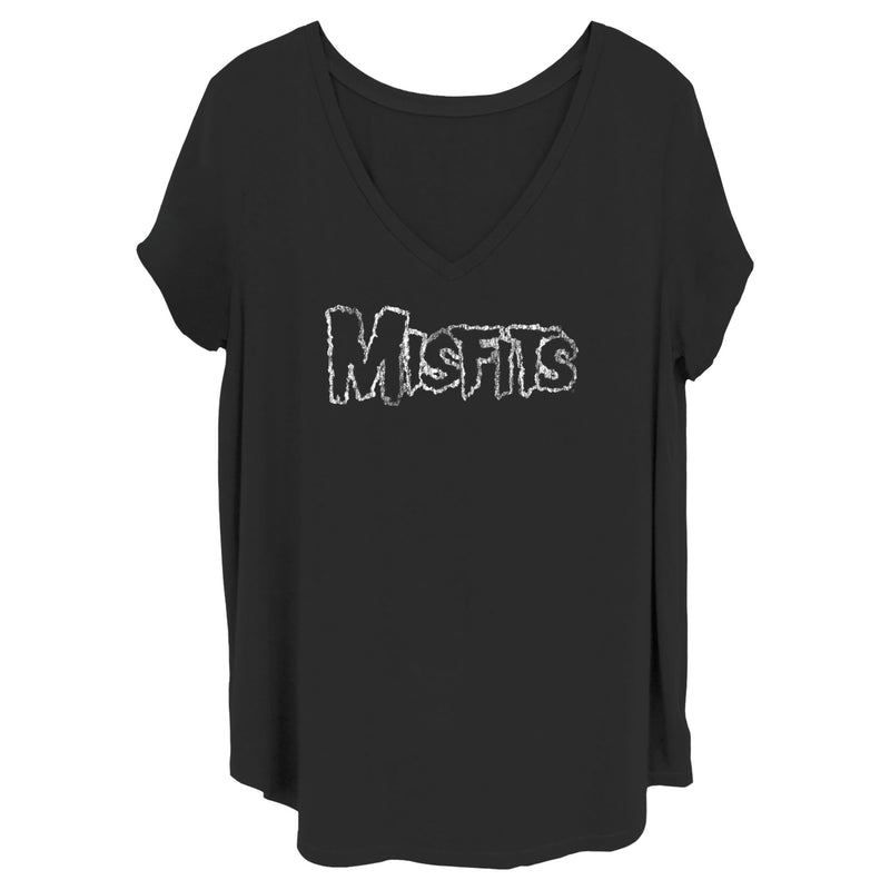 Women's Misfits Distressed Logo T-Shirt