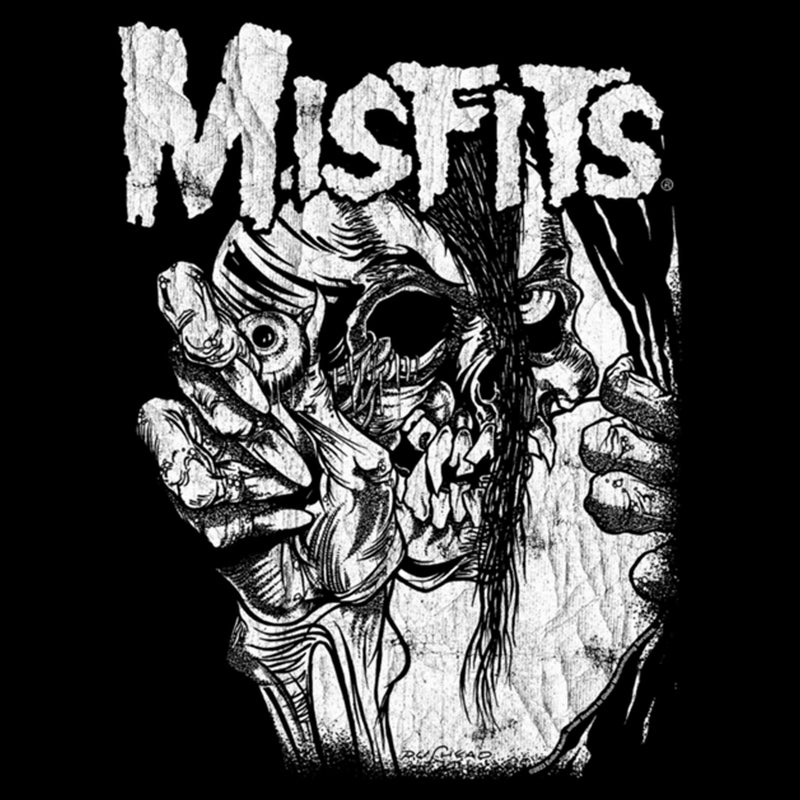 Women's Misfits Distressed Eye Skull T-Shirt