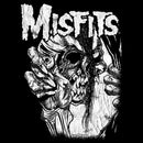 Men's Misfits Distressed Eye Skull T-Shirt