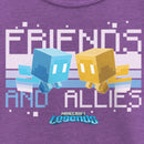 Girl's Minecraft Legends Friends and Allies Mobs T-Shirt