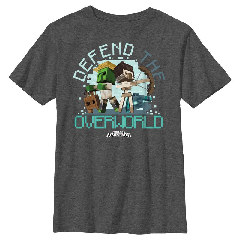 Boy's Minecraft Legends Defend the Overworld T-Shirt