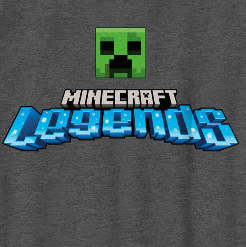 Boy's Minecraft Legends Creeper Logo T-Shirt