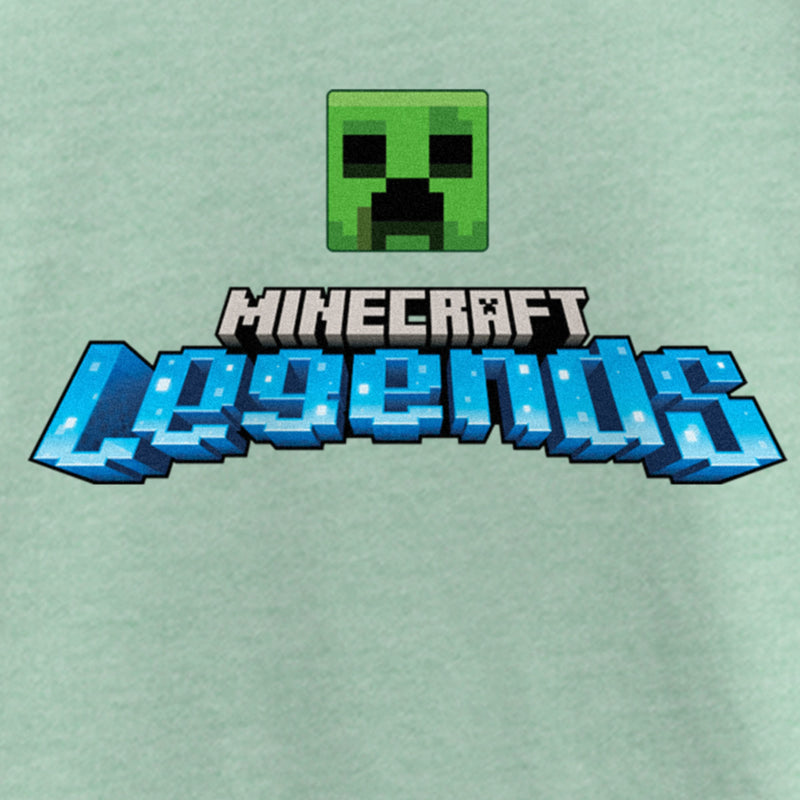 Girl's Minecraft Legends Creeper Logo T-Shirt – Fifth Sun