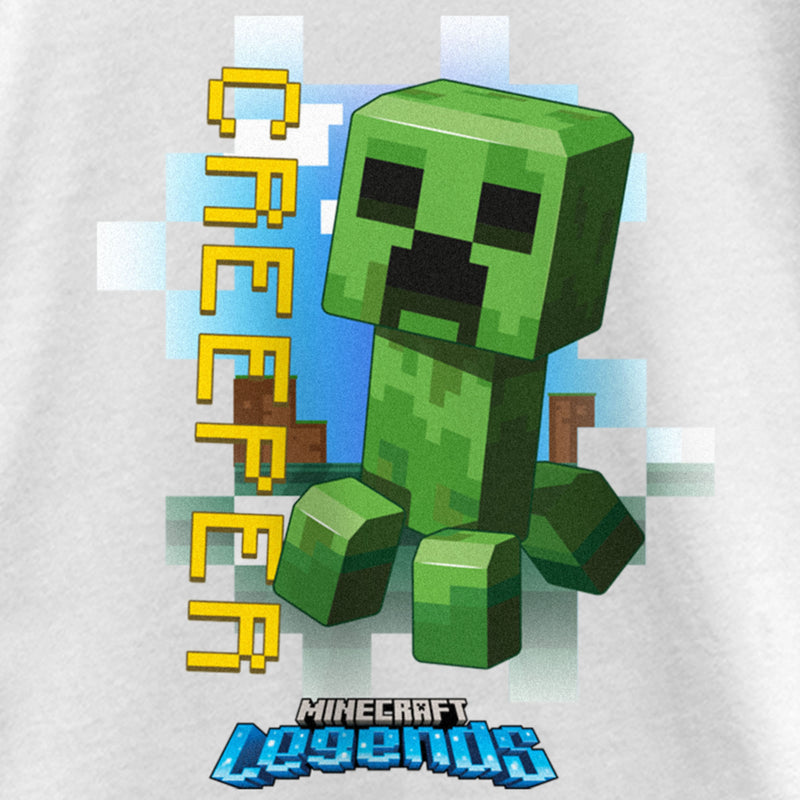 Girl's Minecraft Legends Creeper Logo T-Shirt – Fifth Sun