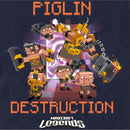 Men's Minecraft Legends Piglin Destruction T-Shirt