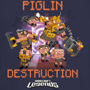 Junior's Minecraft Legends Piglin Destruction T-Shirt