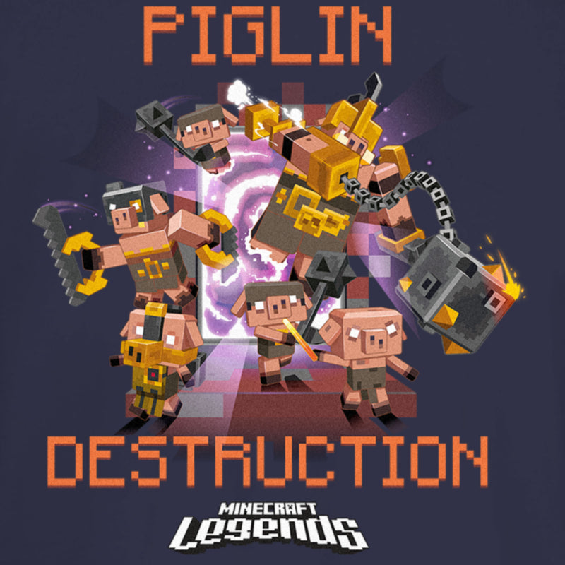 Junior's Minecraft Legends Piglin Destruction T-Shirt