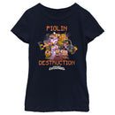 Girl's Minecraft Legends Piglin Destruction T-Shirt
