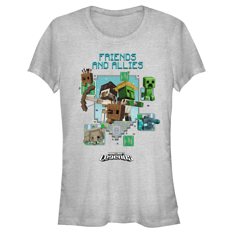 Junior's Minecraft Legends Friends and Allies T-Shirt