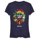 Junior's Minecraft Spread Joy Wreath T-Shirt