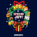 Boy's Minecraft Spread Joy Wreath T-Shirt