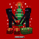 Men's Minecraft Christmas Tree Endermans T-Shirt